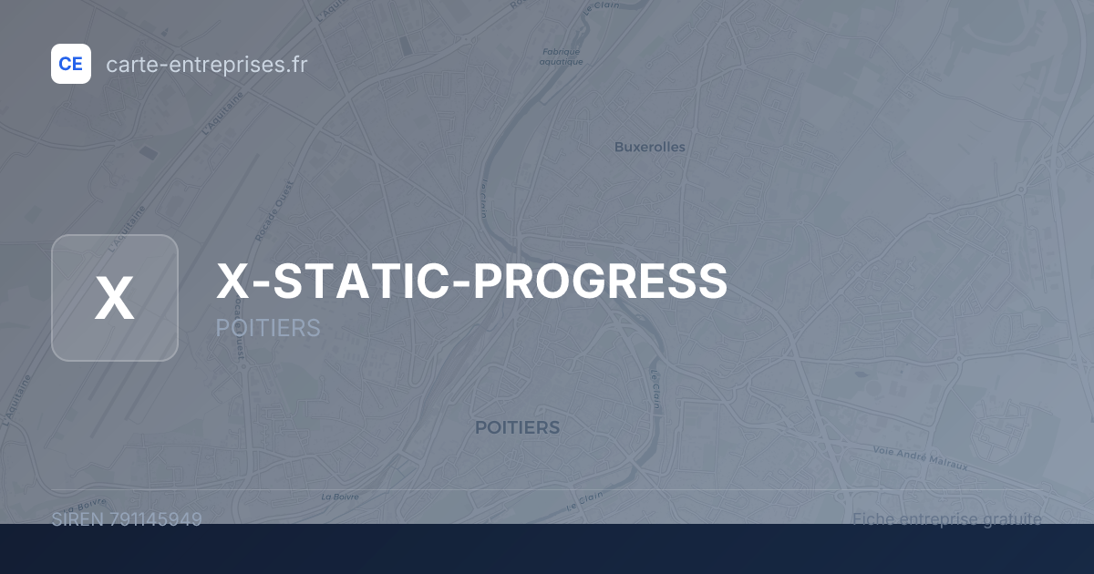 X-STATIC-PROGRESS — 791145949 — fiche entreprise