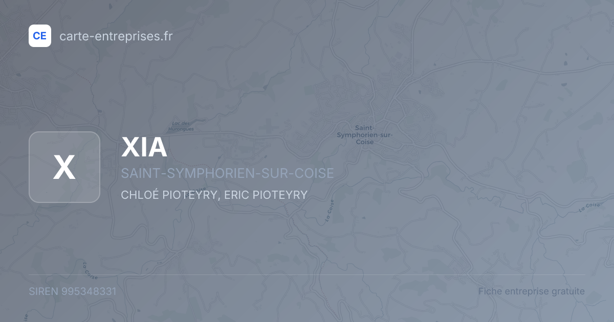 XIA — 995348331 — fiche entreprise