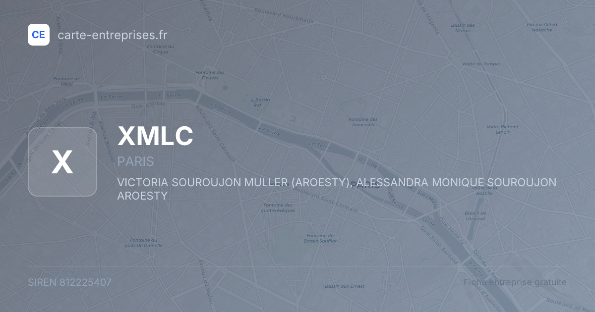 XMLC — 812225407 — fiche entreprise