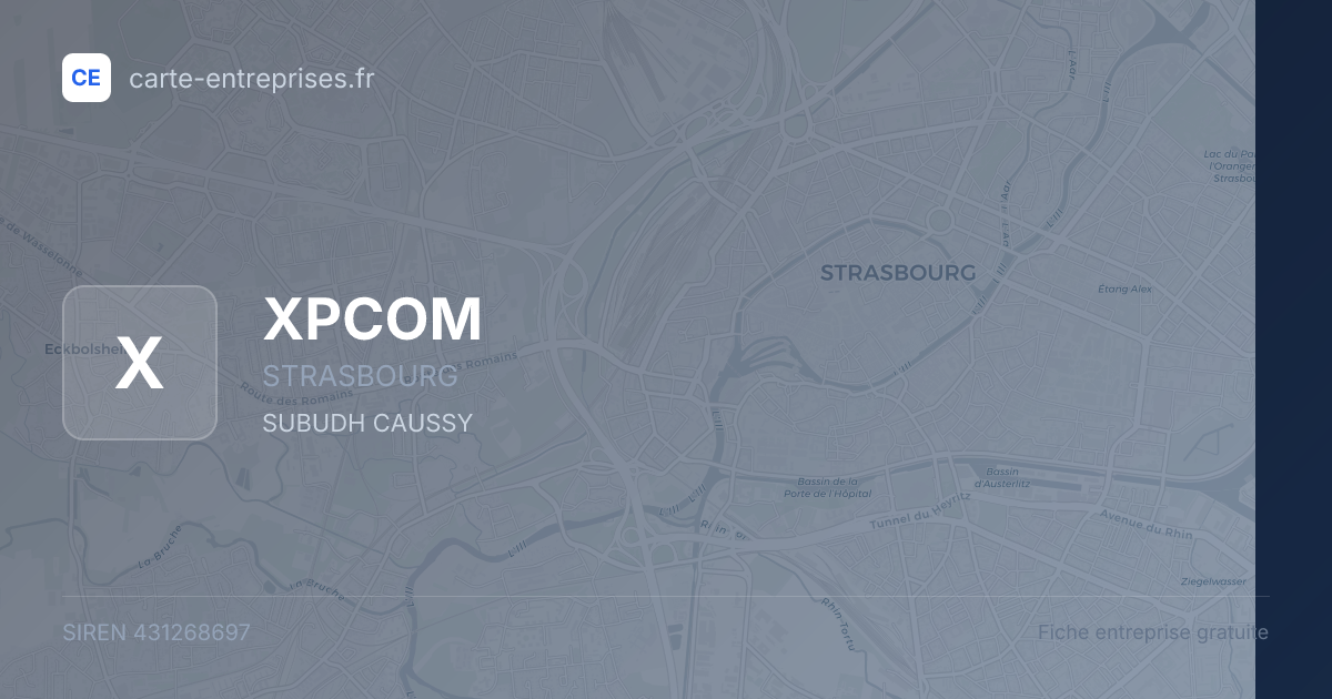 XPCOM — 431268697 — fiche entreprise