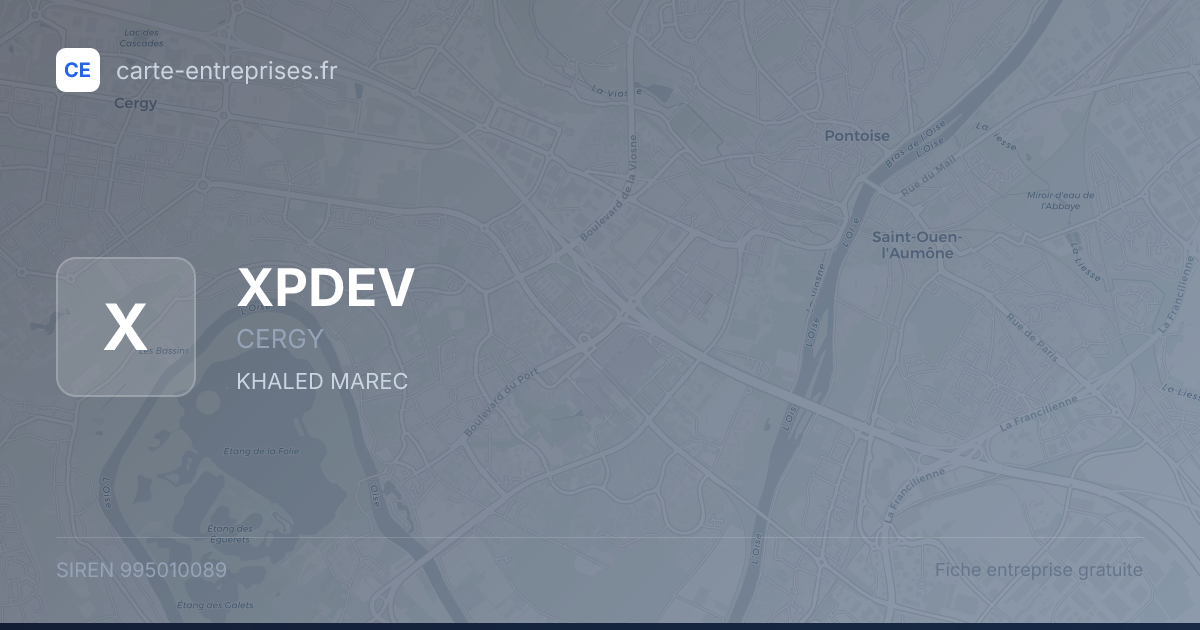 XPDEV — 995010089 — fiche entreprise