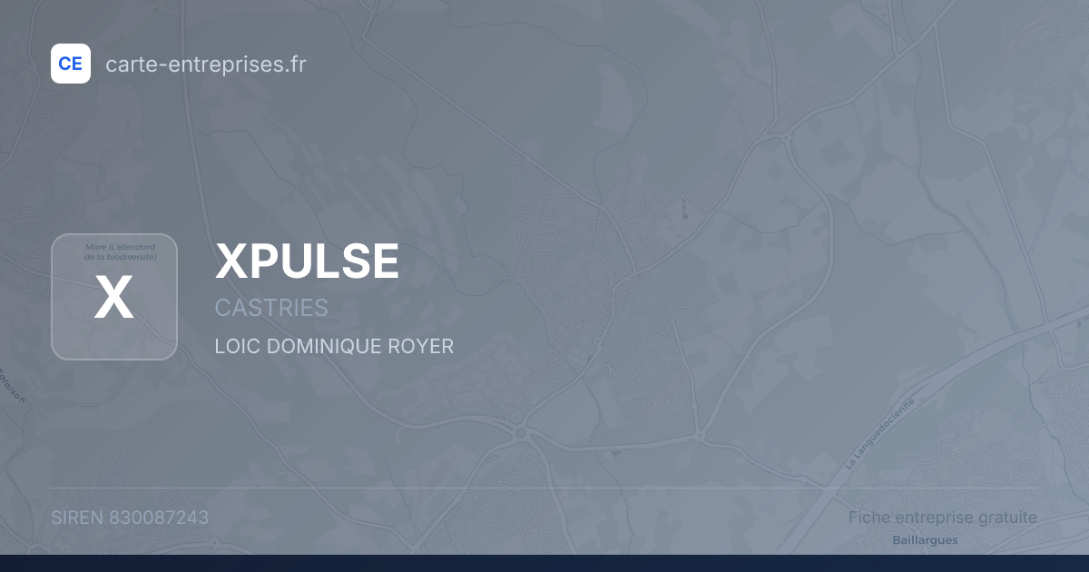 XPULSE — 830087243 — fiche entreprise