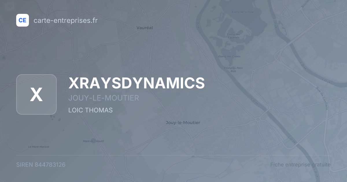 XRAYSDYNAMICS — 844783126 — fiche entreprise