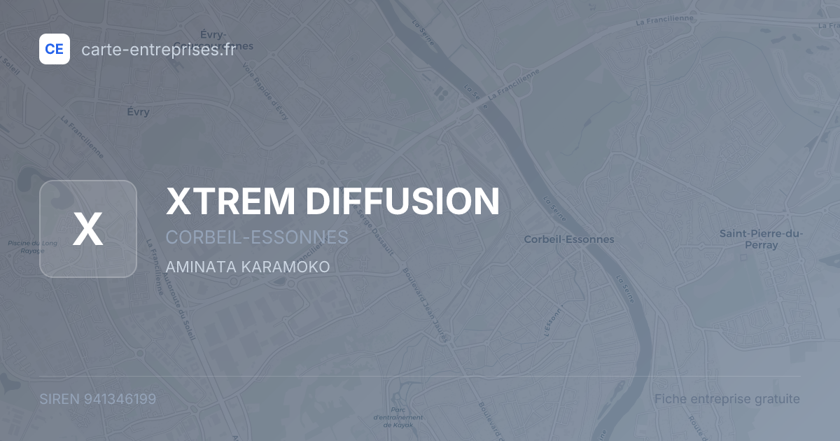 XTREM DIFFUSION — 941346199 — fiche entreprise