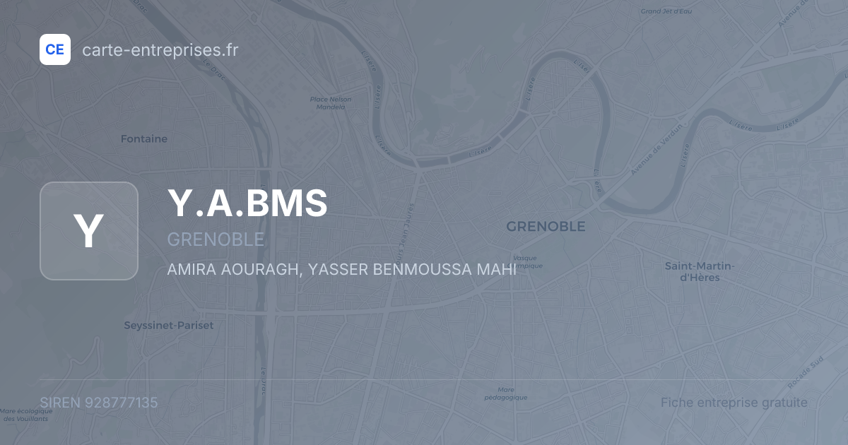 Y.A.BMS — 928777135 — fiche entreprise
