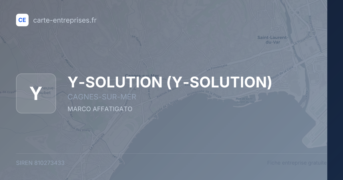Y-SOLUTION — 810273433 — fiche entreprise