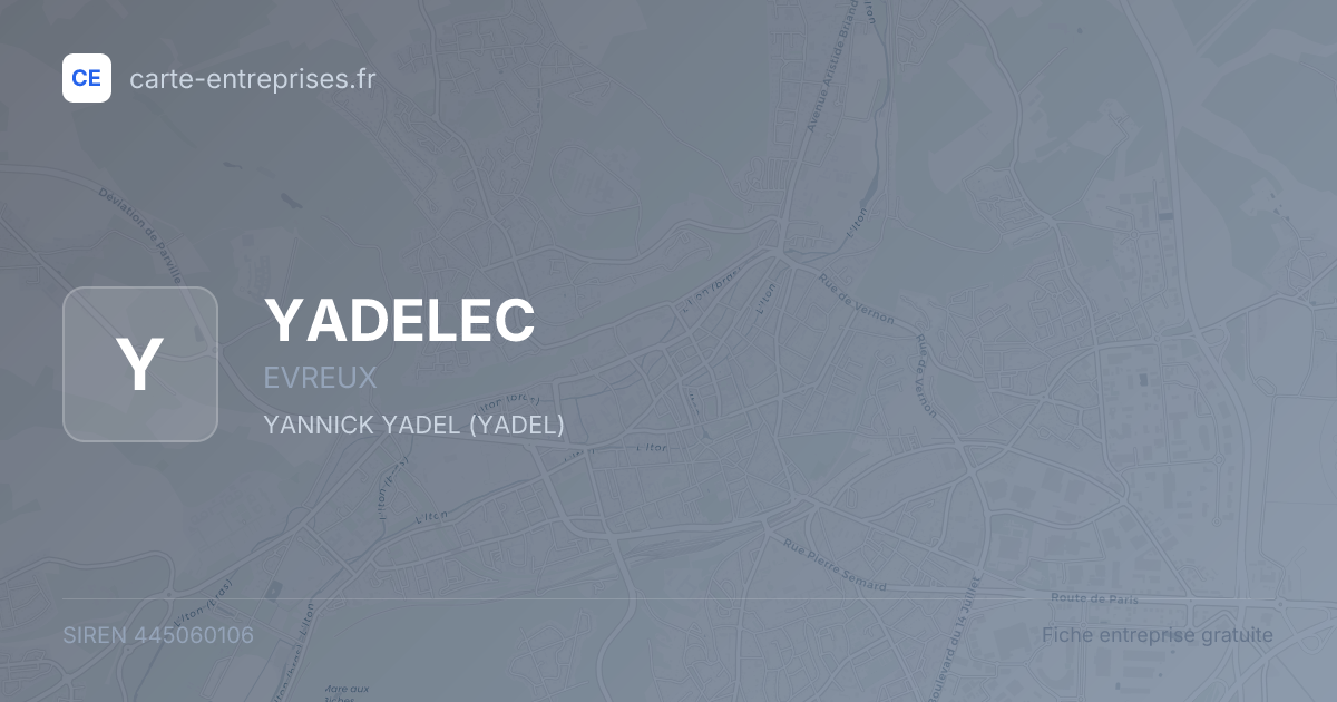 YADELEC — 445060106 — fiche entreprise