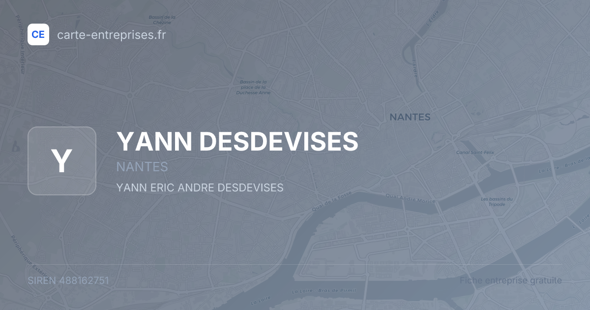YANN DESDEVISES — 488162751 — fiche entreprise