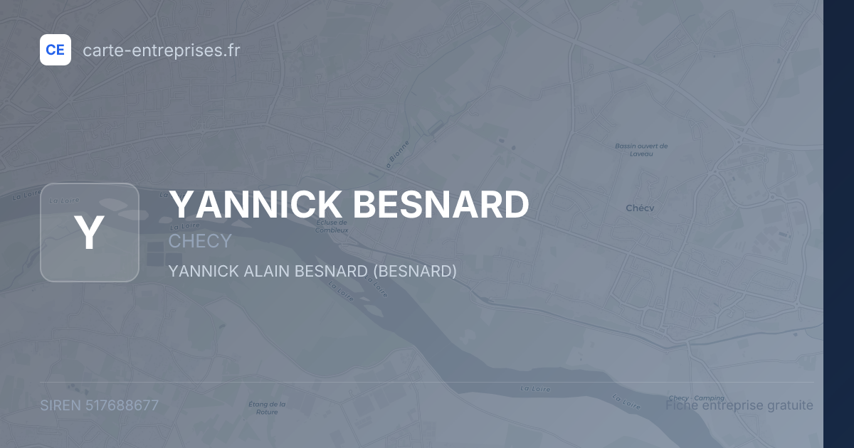 YANNICK BESNARD — 517688677 — fiche entreprise