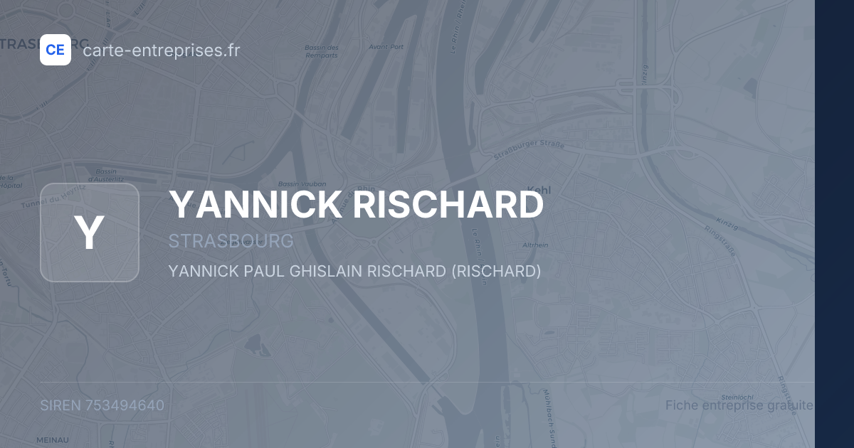 YANNICK RISCHARD — 753494640 — fiche entreprise
