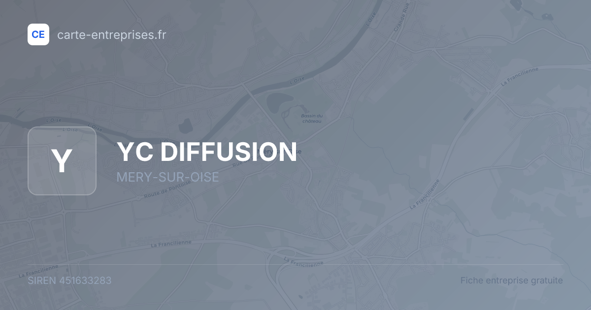 YC DIFFUSION — 451633283 — fiche entreprise