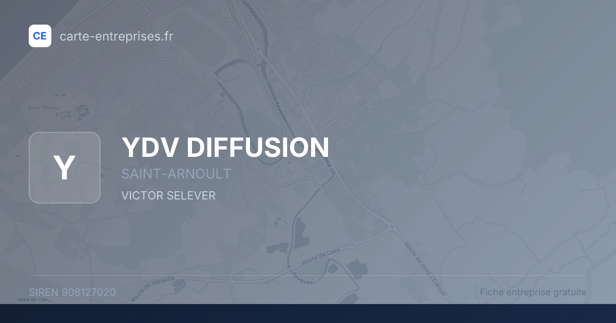 YDV DIFFUSION — 908127020 — fiche entreprise