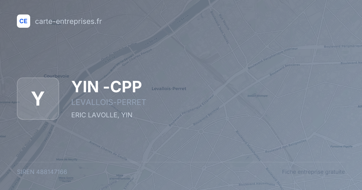 YIN -CPP — 488147166 — fiche entreprise