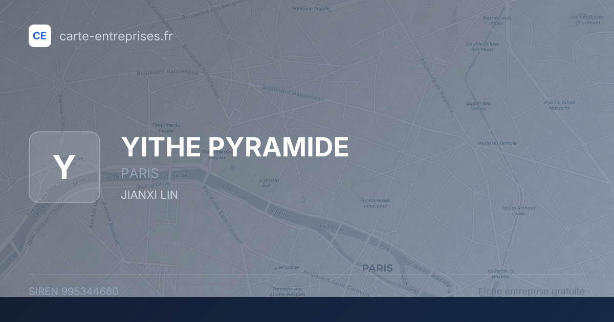YITHE PYRAMIDE — 995344660 — fiche entreprise