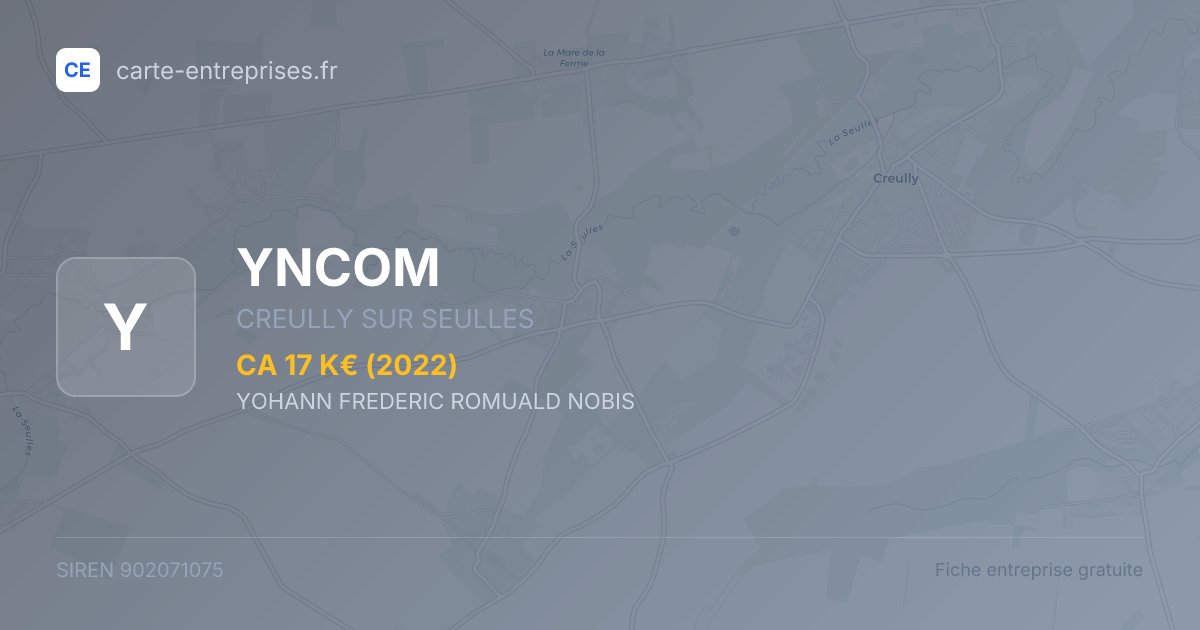 YNCOM — 902071075 — fiche entreprise