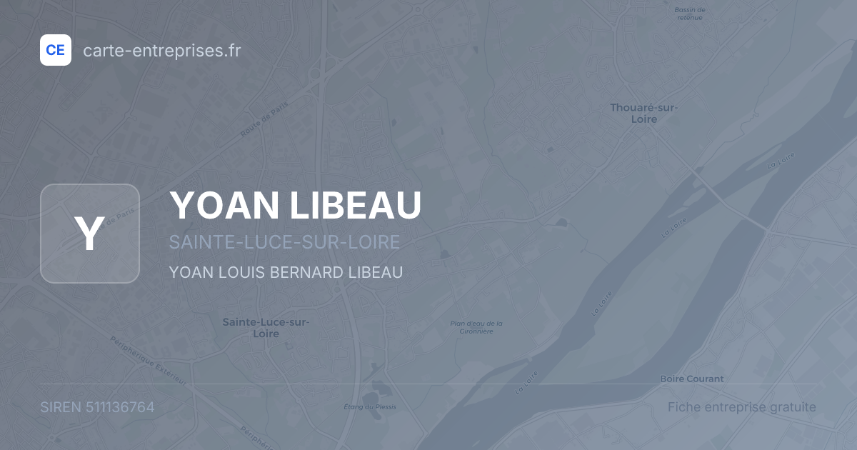 YOAN LIBEAU — 511136764 — fiche entreprise