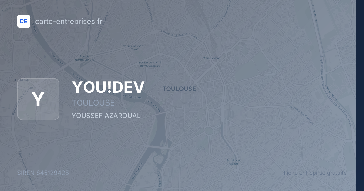 YOU!DEV — 845129428 — fiche entreprise