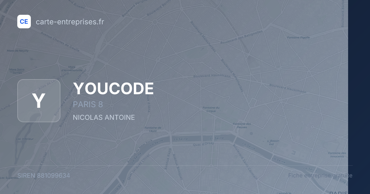 YOUCODE — 881099634 — fiche entreprise