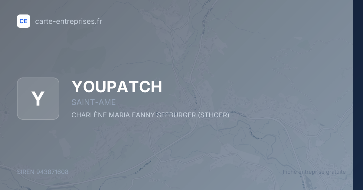 YOUPATCH — 943871608 — fiche entreprise