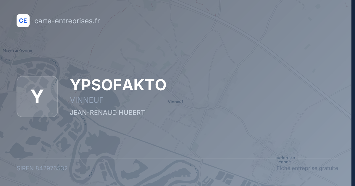 YPSOFAKTO — 842976532 — fiche entreprise