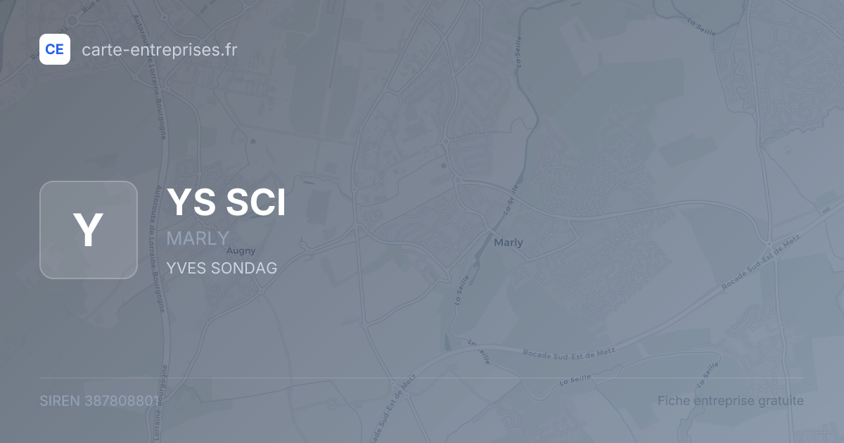 YS SCI — 387808801 — fiche entreprise