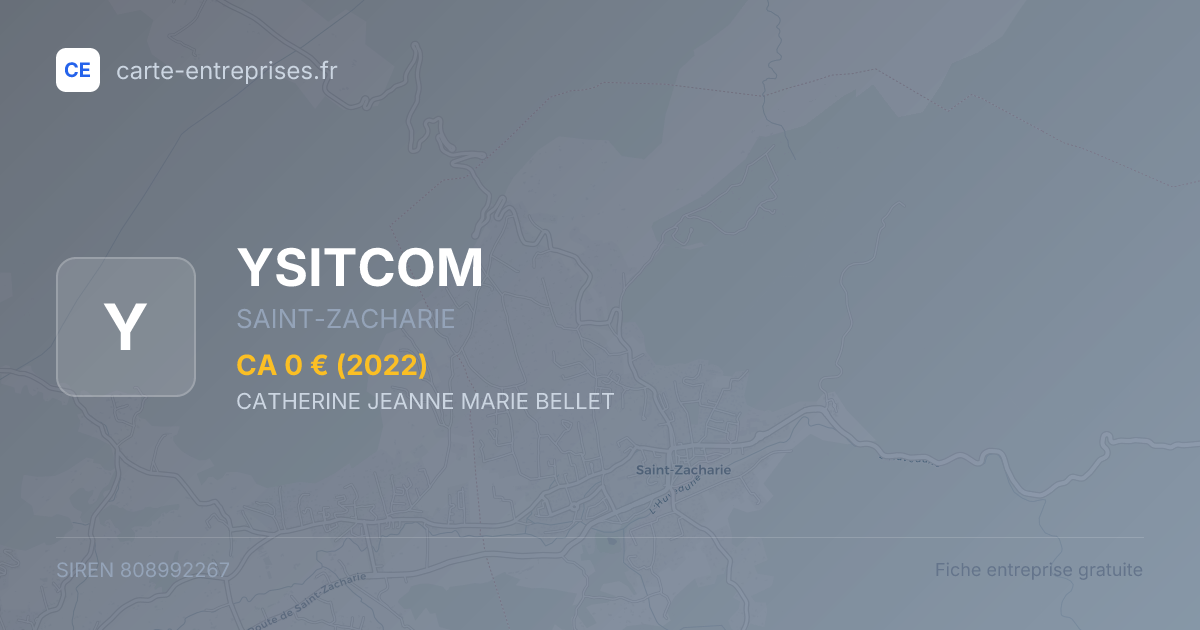 YSITCOM — 808992267 — fiche entreprise