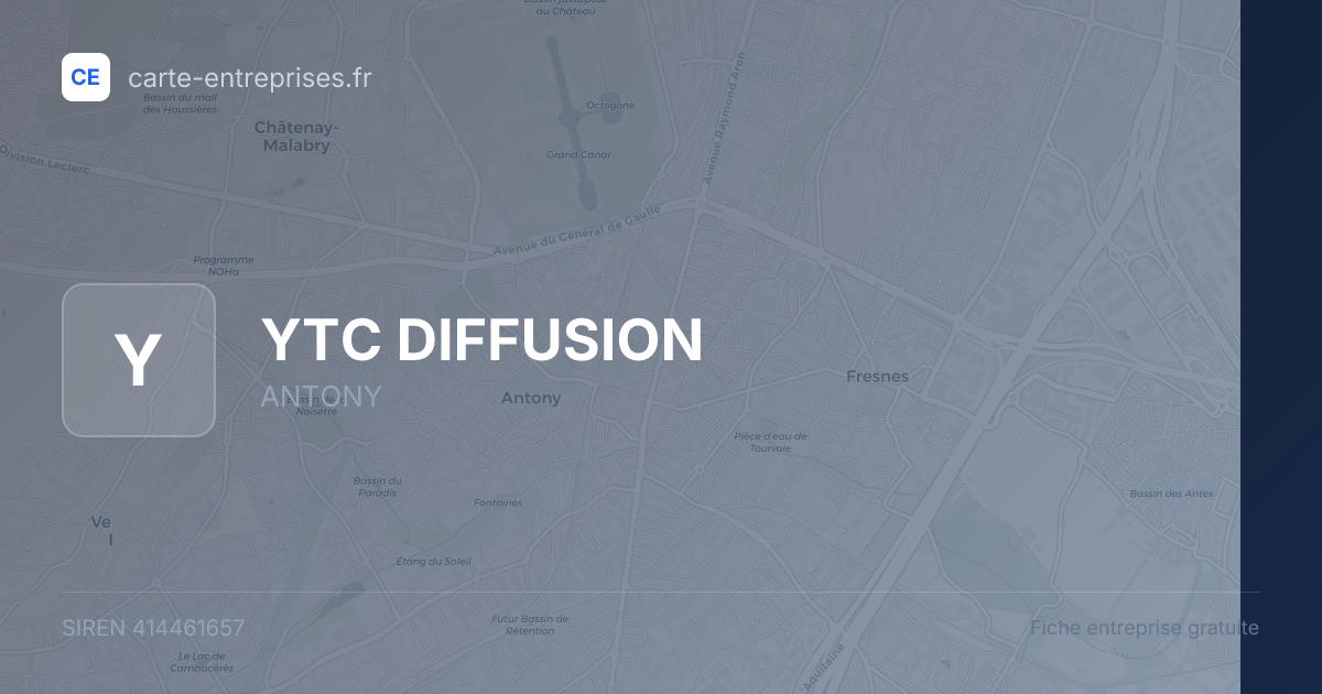 YTC DIFFUSION — 414461657 — fiche entreprise