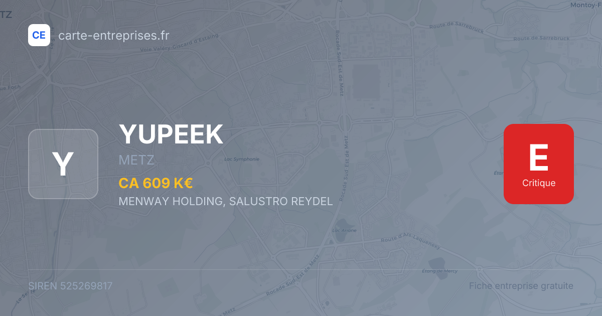 YUPEEK — 525269817 — fiche entreprise
