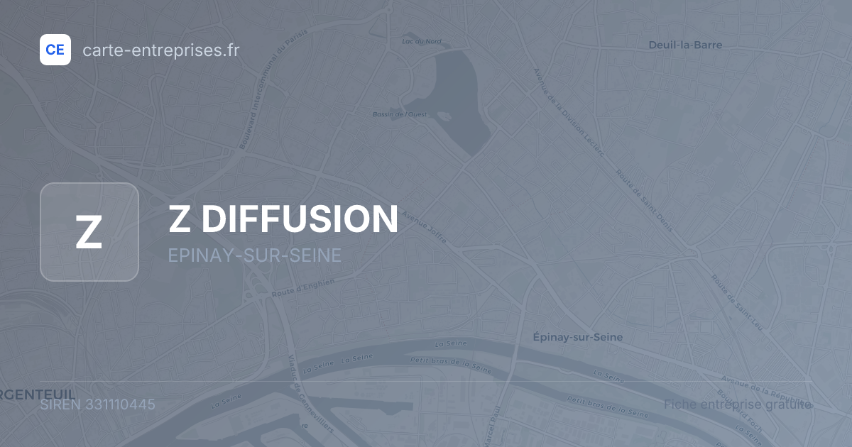 Z DIFFUSION — 331110445 — fiche entreprise