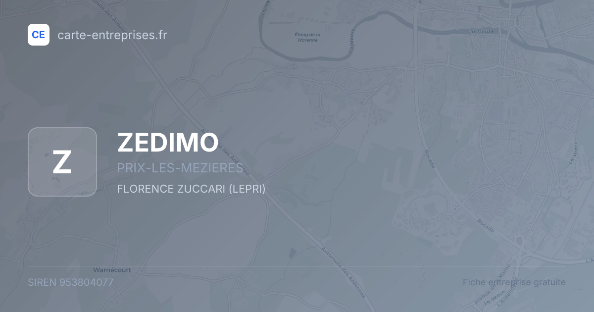 ZEDIMO — 953804077 — fiche entreprise