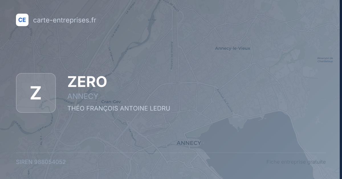 ZERO — 988054052 — fiche entreprise