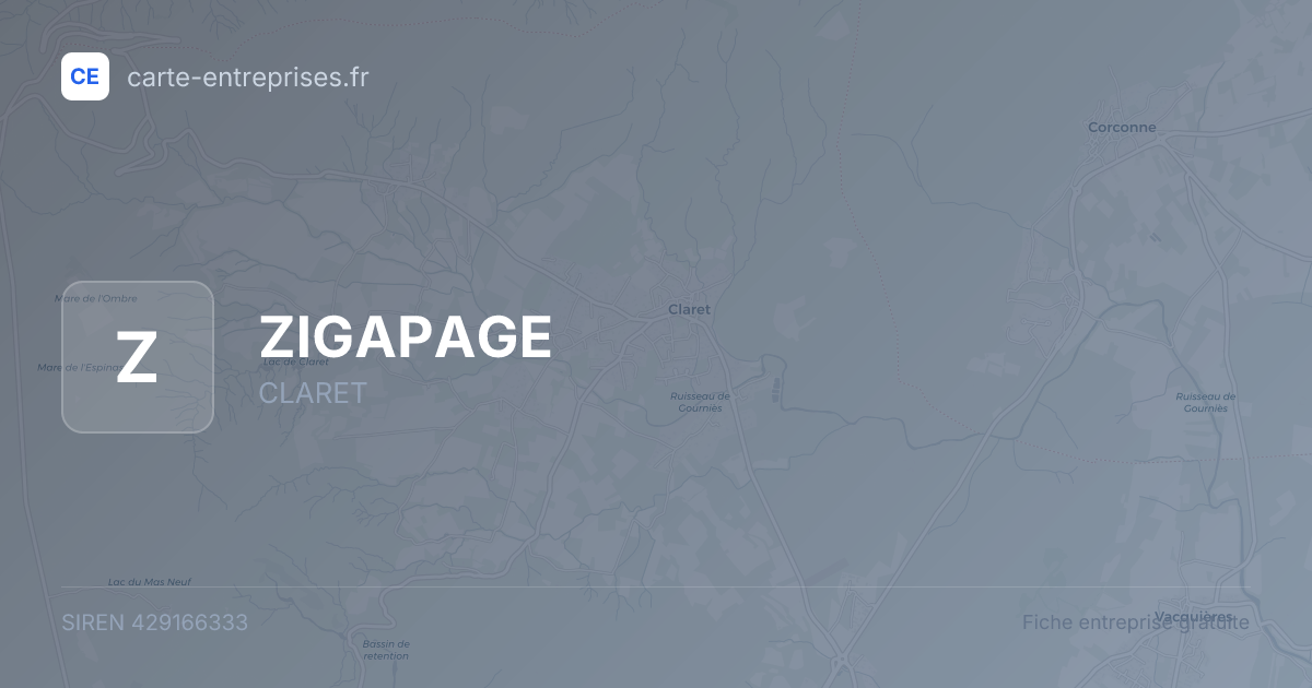 ZIGAPAGE — 429166333 — fiche entreprise