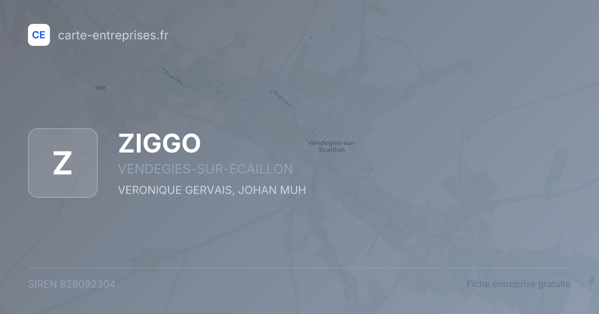 ZIGGO — 828092304 — fiche entreprise