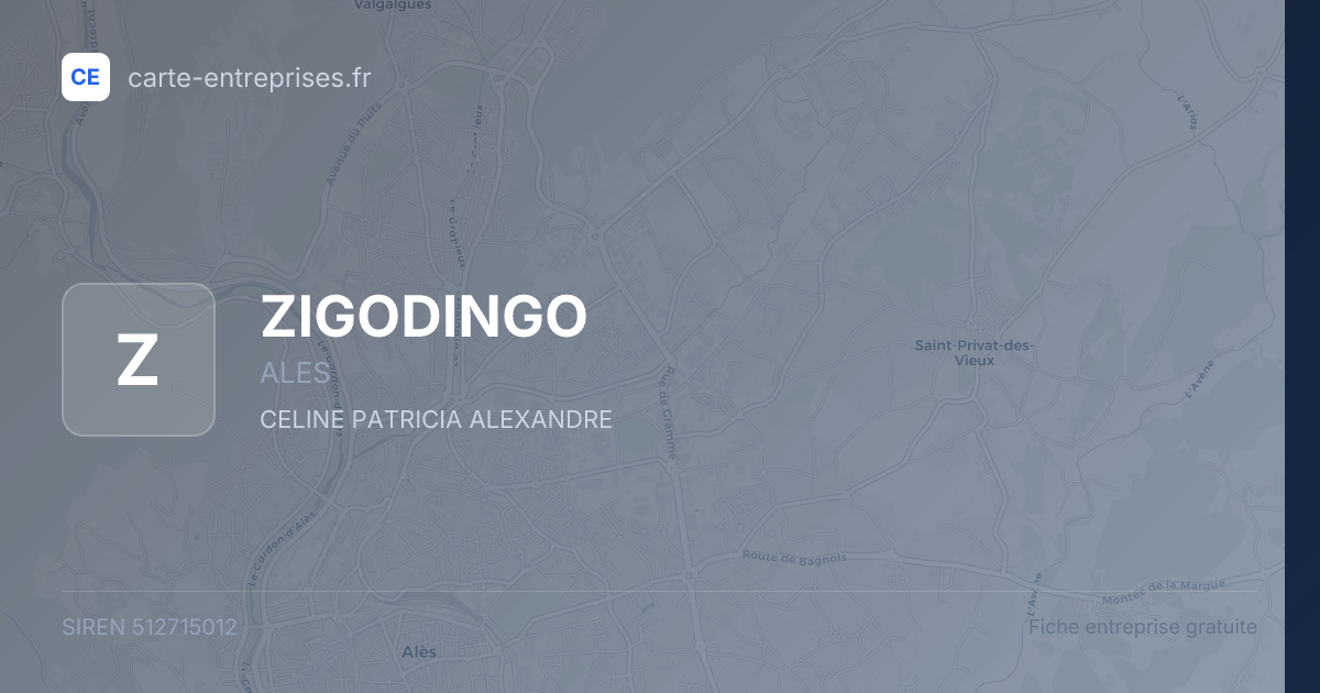 ZIGODINGO — 512715012 — fiche entreprise