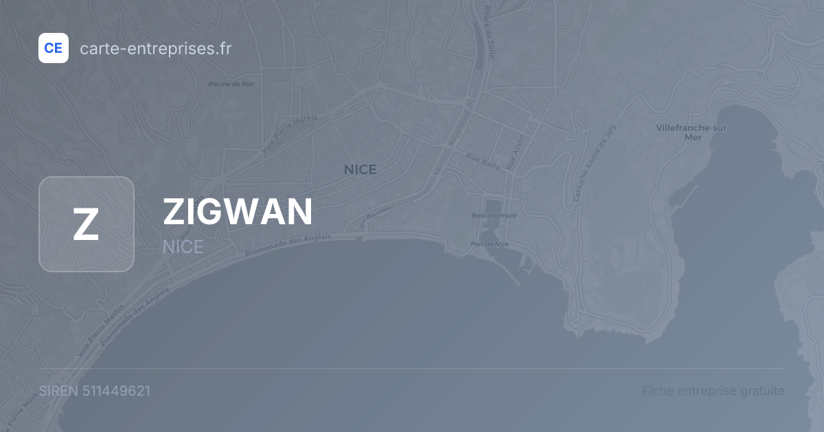 ZIGWAN — 511449621 — fiche entreprise