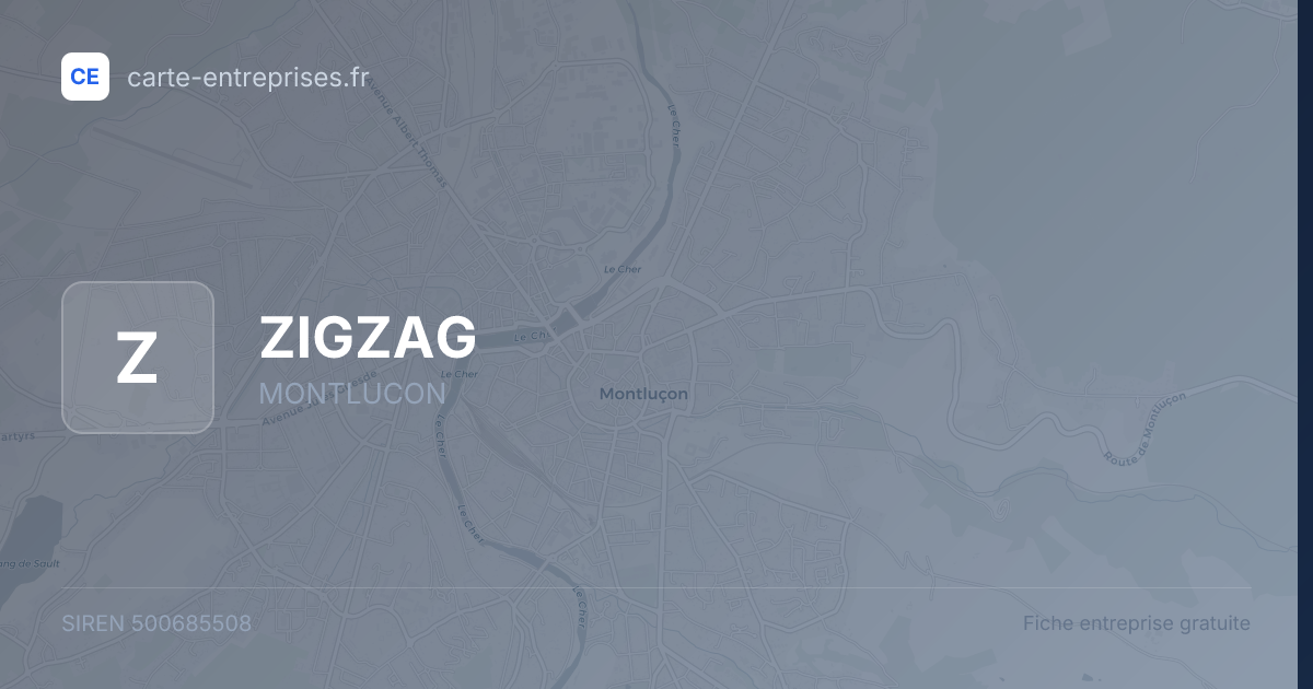 ZIGZAG — 500685508 — fiche entreprise