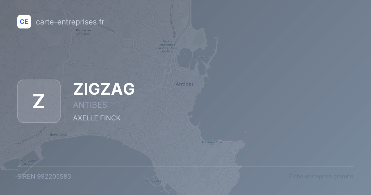ZIGZAG — 992205583 — fiche entreprise