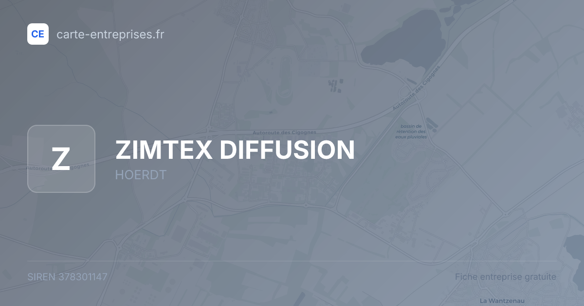 ZIMTEX DIFFUSION — 378301147 — fiche entreprise