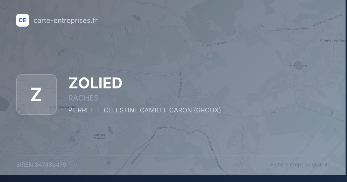 ZOLIED — 847486479 — fiche entreprise