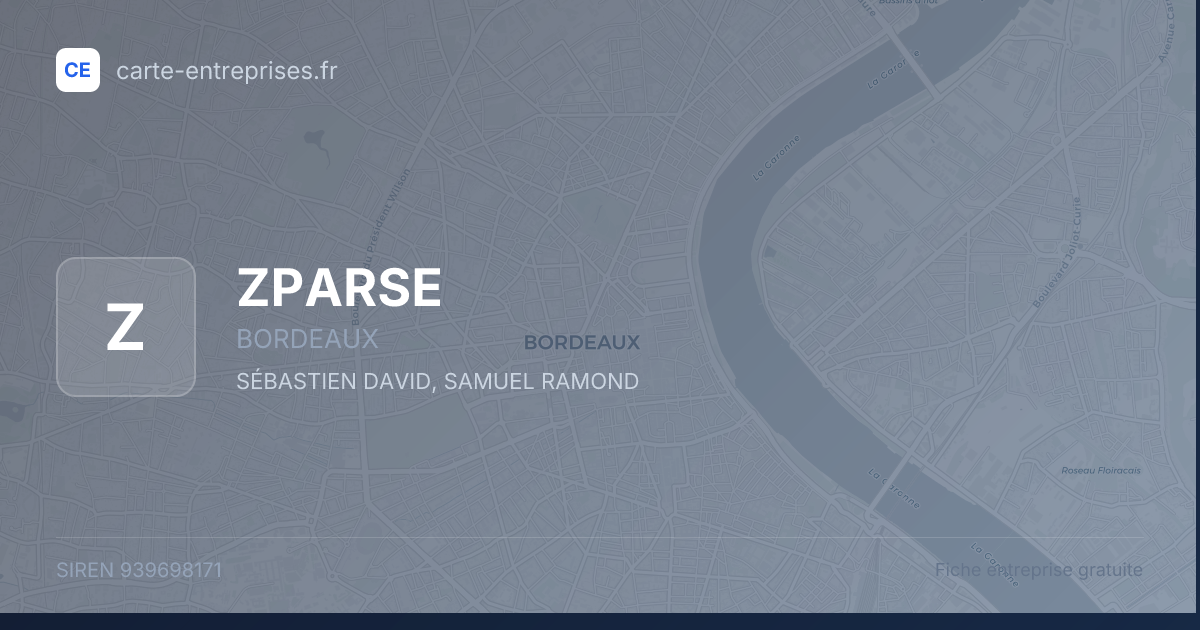 ZPARSE — 939698171 — fiche entreprise